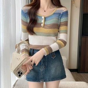 New Korean Crop Top Sweater