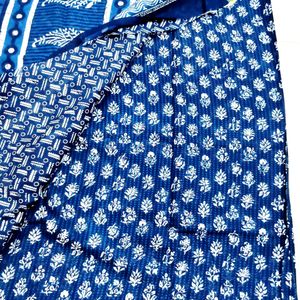 New Indigo Pure Cotton Saree 1