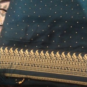 Blue Daily Wear Saree Of Light Weight