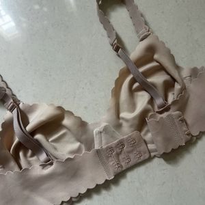 Beige Non-Padded Underwired Bra