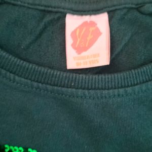 Tealgreen Sweatshirt For Girls