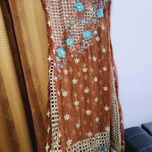 Pakistani Anarkali Simi Stitched Dress