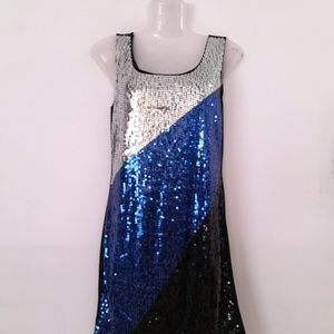 Black Sequenced Dress (Women's)