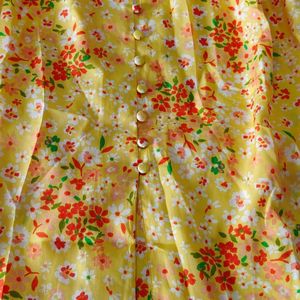 Cute Korean floral dress