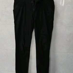 Black Cotton Pant