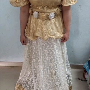 Golden Lehenga Choli