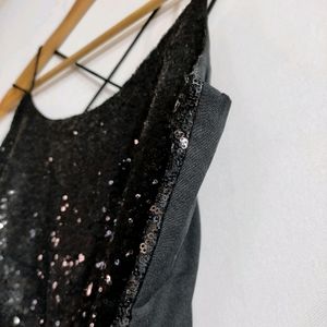 Carlton Women Black Sequin Worked Top