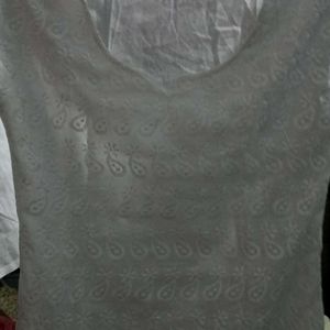 White Women Kurti