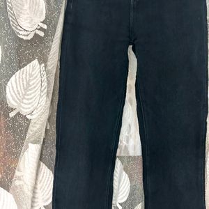 Women Black Cargo Jeans