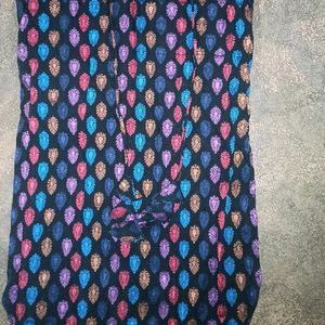 Black Kurti Combo Red Payjama