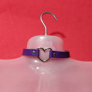 Combo Brief Bow & Bell Heart Punk Necklace