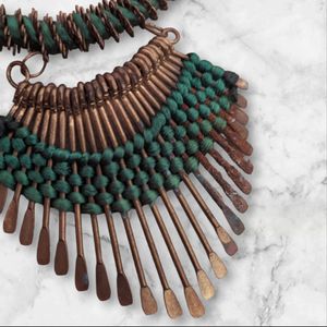 Green  Bohemian Necklace