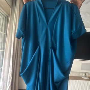 Fixed Price Teal Colour Lovely Dress