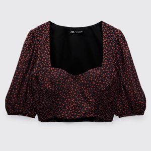 Zara Floral Blouse Size - m