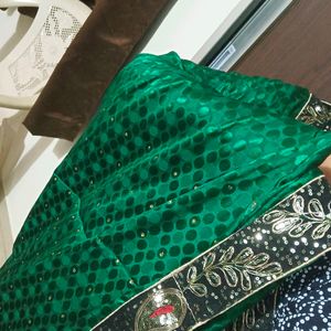 Green Saree