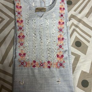 Ice Blue Kurta