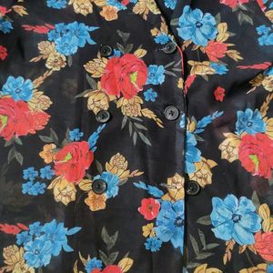 Korean  Floral Shirt