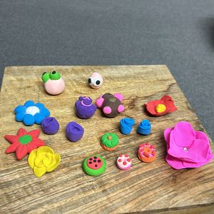 These Are Mini Handmade Soft Clay Items