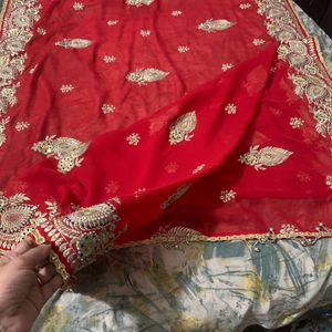 Beautiful Red Dupatta