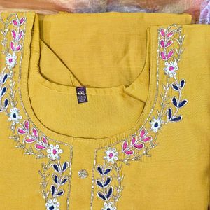 Beautiful Stitched Kurta Set With Dupatta