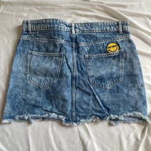 Smiley World Denim Skirt