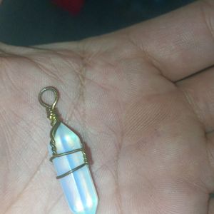 Vintage Beautiful Moonstone Gemstone Pendant USA