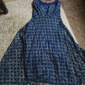 Heavy Dark Blue Gown