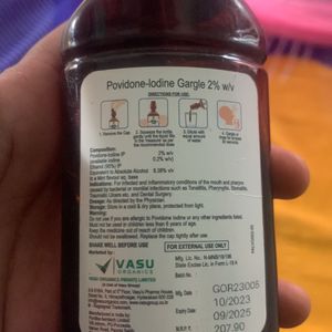 Povidone-iodine Germicide Gargle 2%