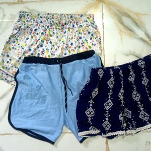 Combo Of 3 Shorts