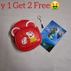 BUY 1 GET 2 FREE🤑 Peppa Pig Bag 🎒