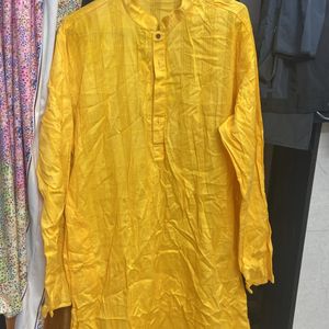 Elegent Mens Haldi Ceremony Kurta