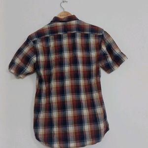 Red And Blue Check Shirt