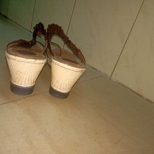 Brown Colour Sandal 6" Size