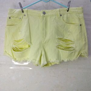 Plus Size Denim Shorts For Women's