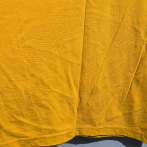 Yellow Colour Full Sleeves T-Shirt For Men