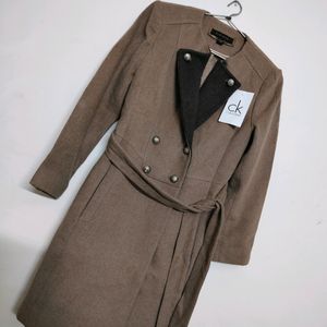 NEW WITH TAG KHAKI OVERCOAT