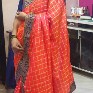 Price Drop📣📣📣 Orange Saree