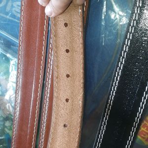 Three Piece Combo Of Belt To Brown One Black