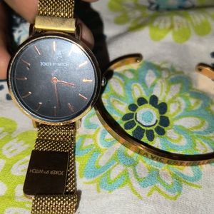 STARRY NIGHT ROSEGOLD WATCH BRACELET STACK