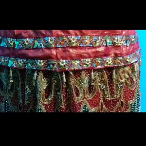 Red Bridal Lehenga In Good Condition