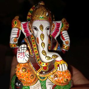 Metal Ganesha In Good Condition