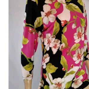 Beautiful Flowers Print Top