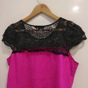 Express Beautiful Top With Lace