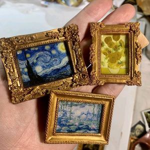 Handmade Painting Frame Fridge Magnets