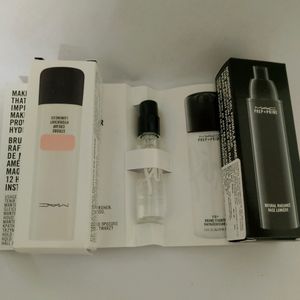 Mac Storbe Cream,Primer, Setting Spray Combo