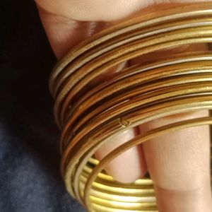 Plain Golden Bangles