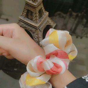 Coloful Paris Scrunchies