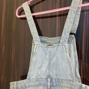 Bershka Demin Dungaree