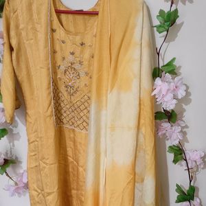 Magam Work Kurta Set Beautiful