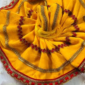 Laddu Gopal Fancy Velvet Dress Colours Yellow